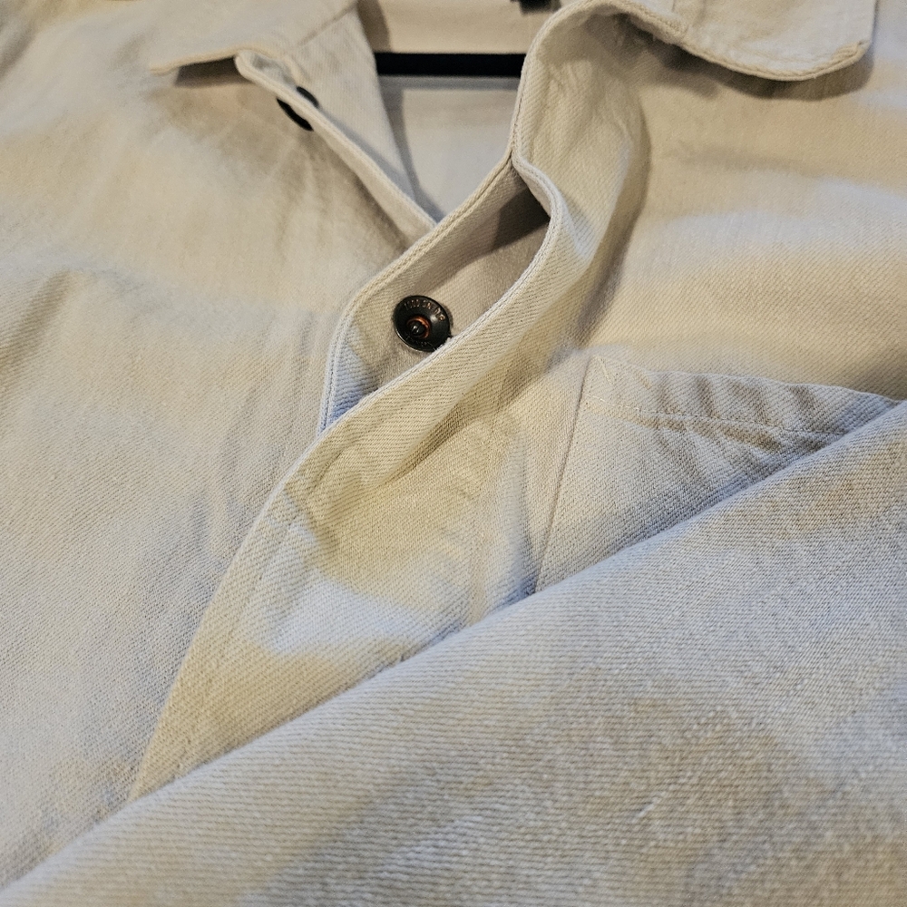 Todd Snyder White Denim Chore Coat XL